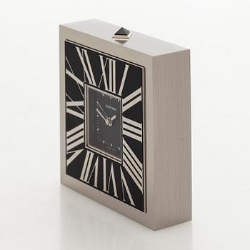 Cartier, Roman Numerals, table clock/alarm clock, Limited Edition, 95 x 95 x 26 mm.