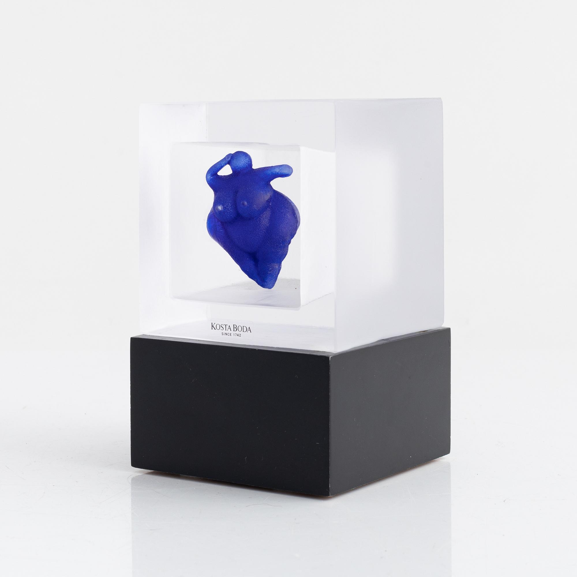 Kjell Engman, a glass sculpture, Kosta Boda.