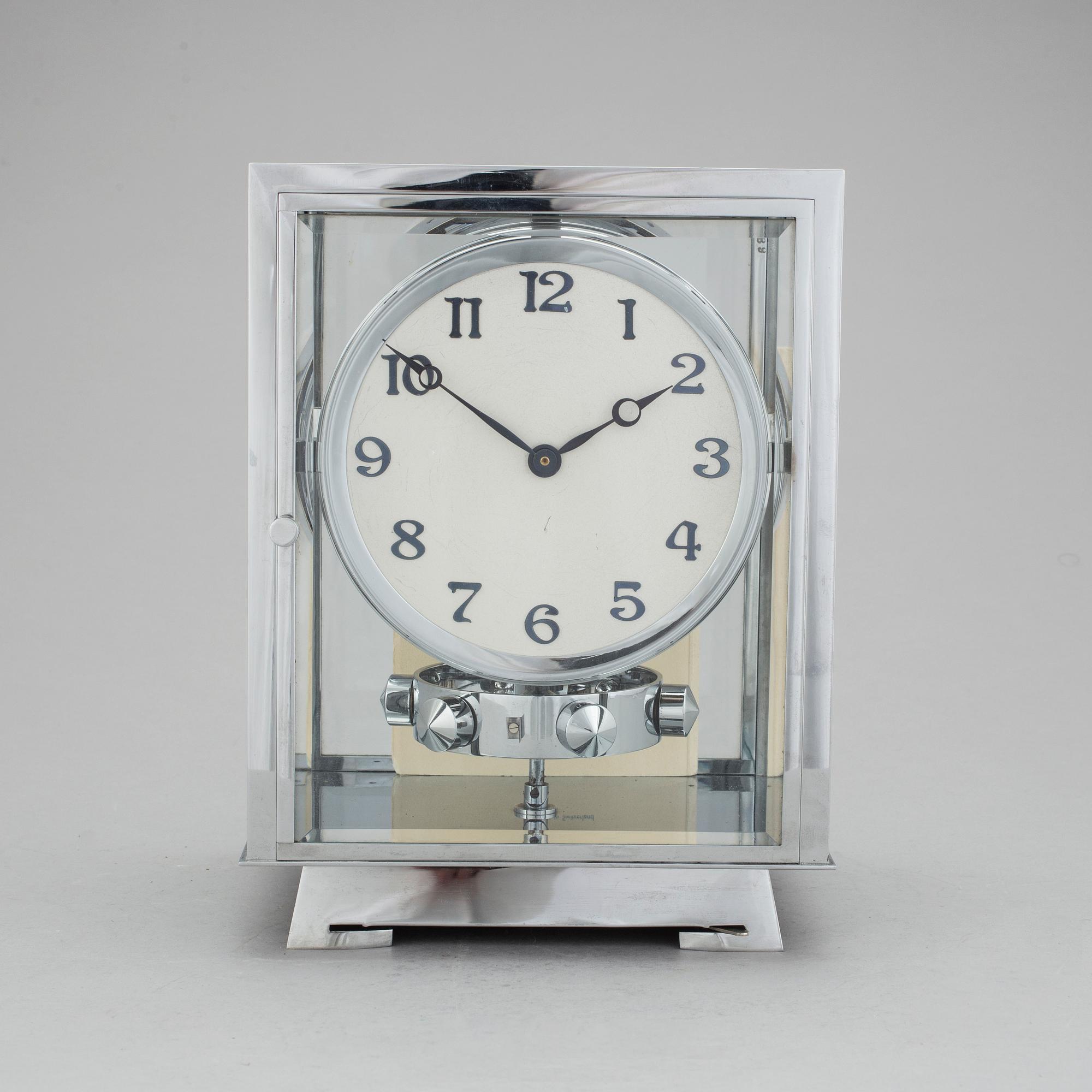 BORDSUR, "Atmos", Jaeger-LeCoultre, Brevets J. Reutter, Schweiz, 1900-tal.