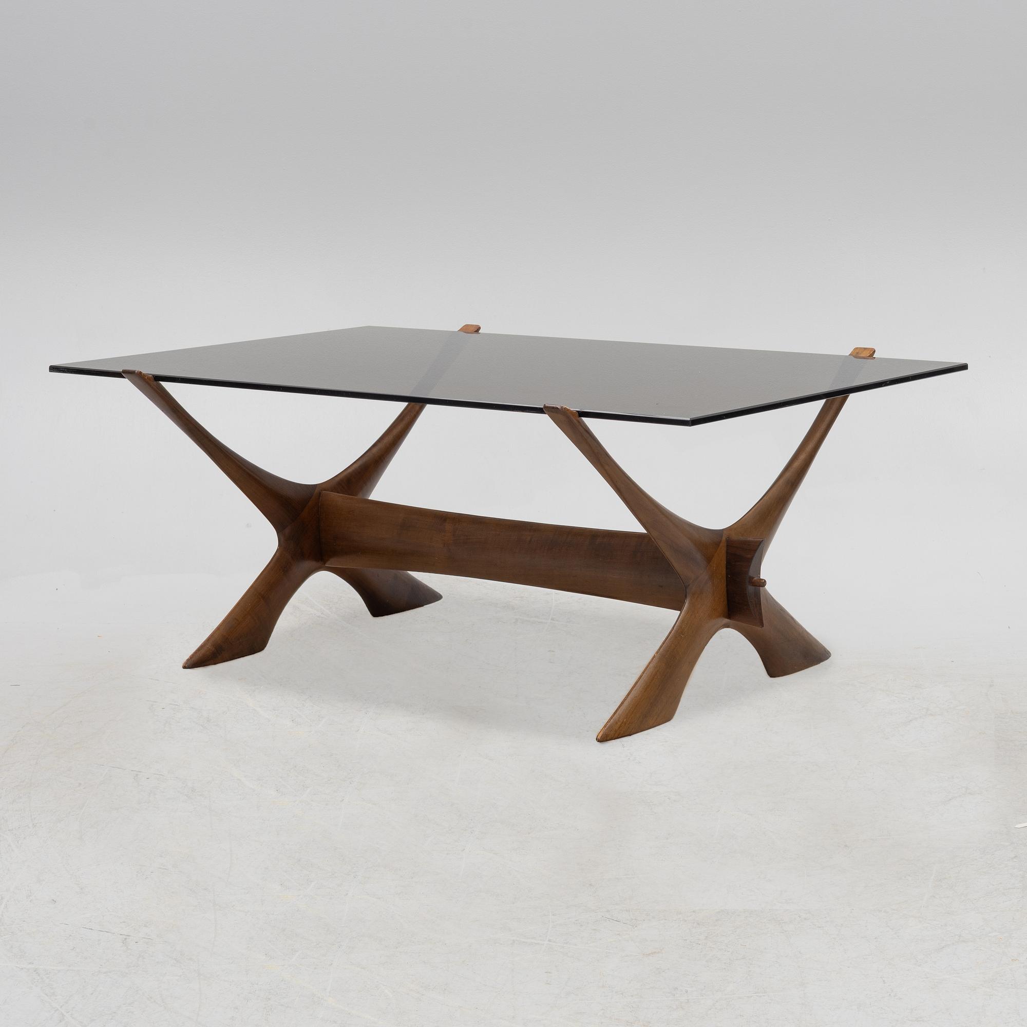 Fredrik Schriever-Abeln, a Nr 9" coffee table, Örebro Glasindustri, Sweden, 1960's.