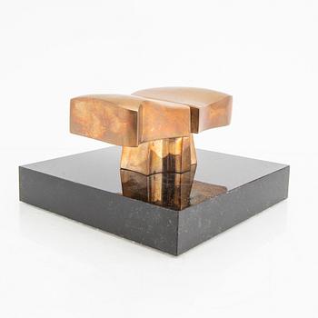 José Luis Sanchez, a signed and numbered 383/1000 brass scultpure.