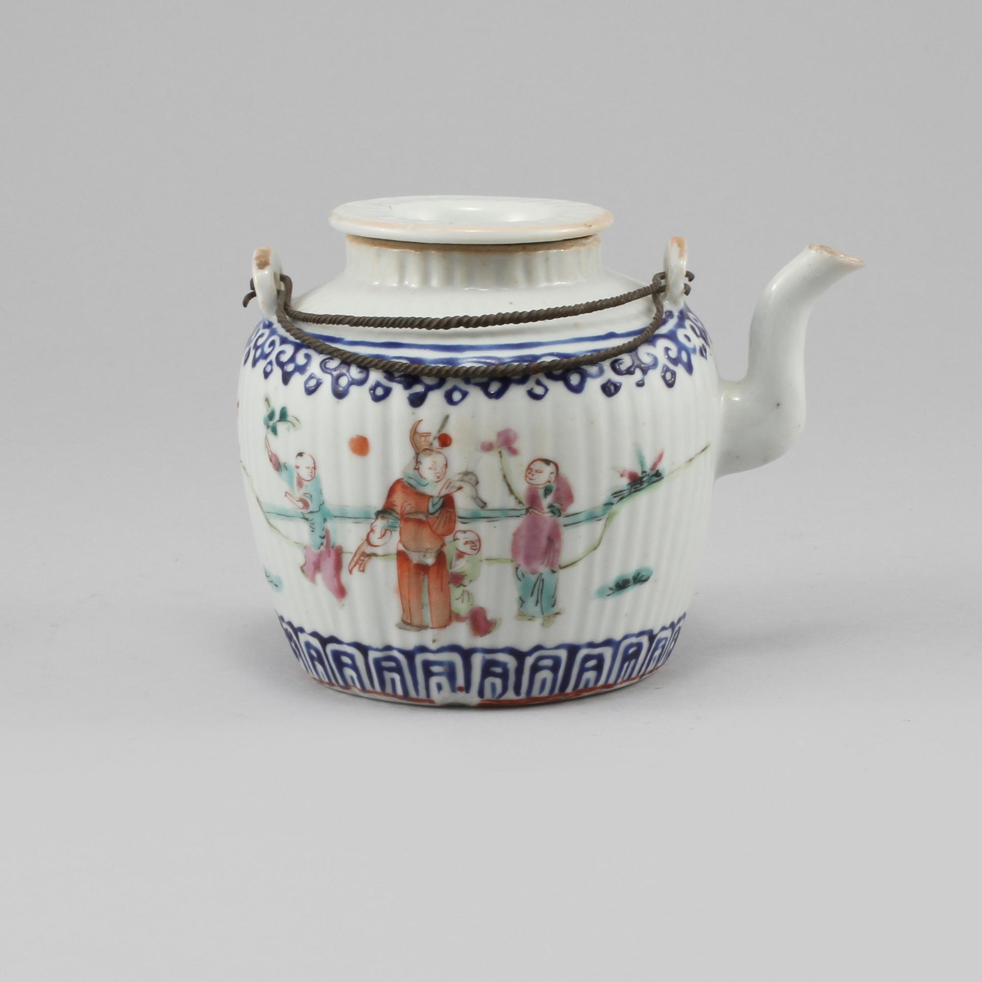 TEKANNA, porslin, Kina, 1900-tal.