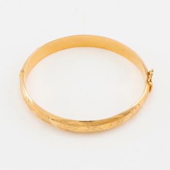 Bracelet 18K gold, likely Vicenza Italy.