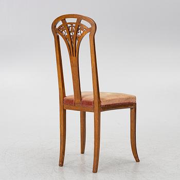 An Art nouveau chair, beginnnig of the 20th century.
