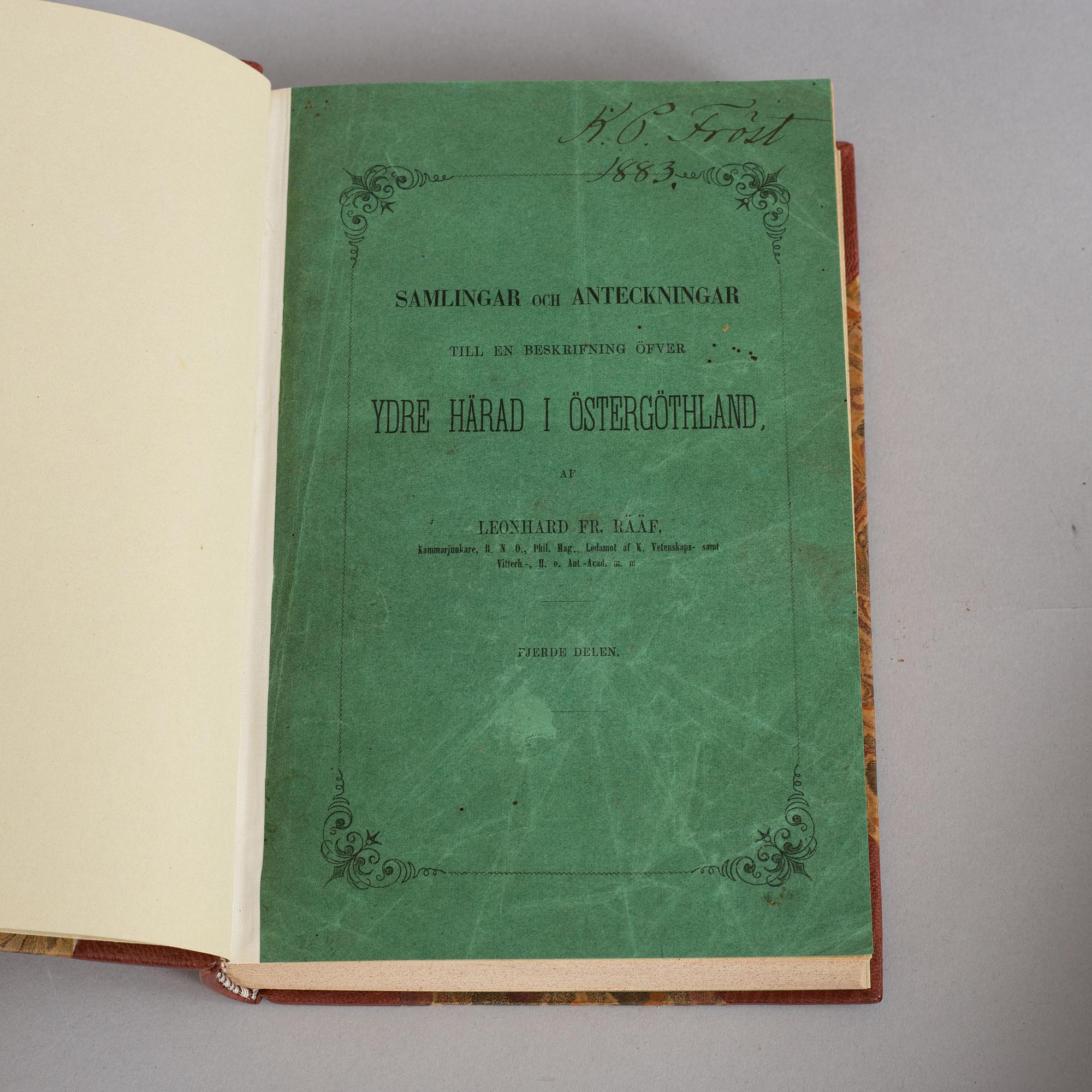 Rääf on Ydre in Östergötland, Sweden (6 vol).