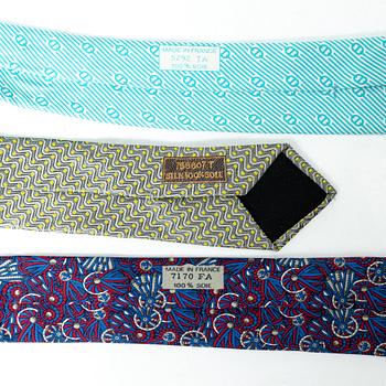 Hermès, ties, 3 pcs.