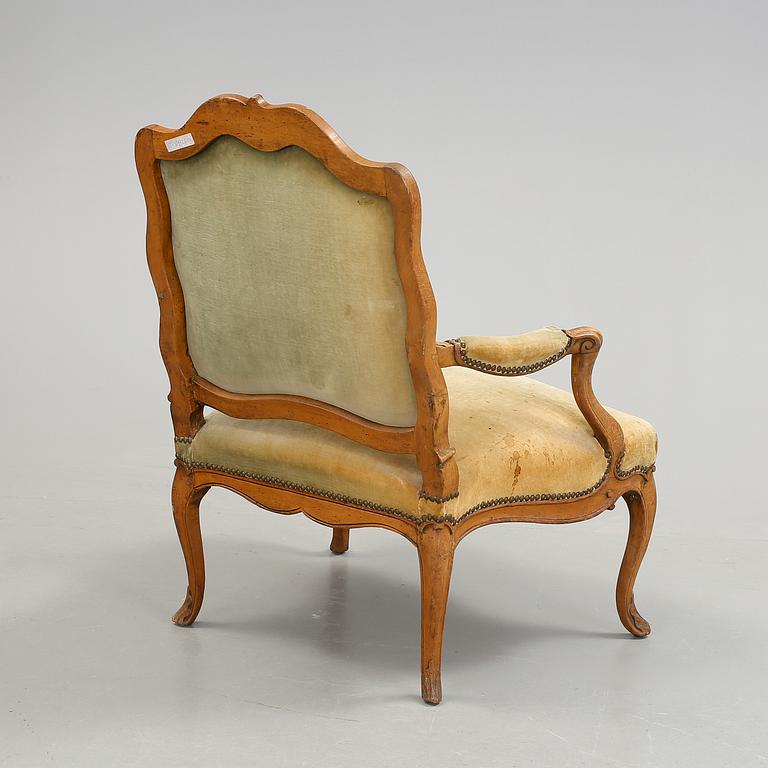 A Louis XV 18th century armchair.