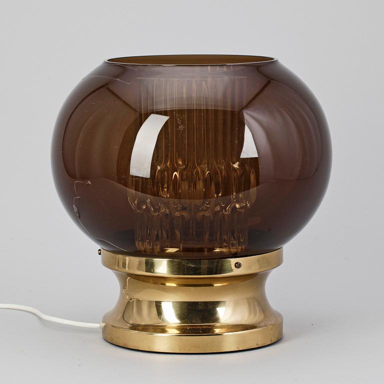 BORDSLAMPA, Orrefors troligen Fagerhult, 1900-talets mitt.