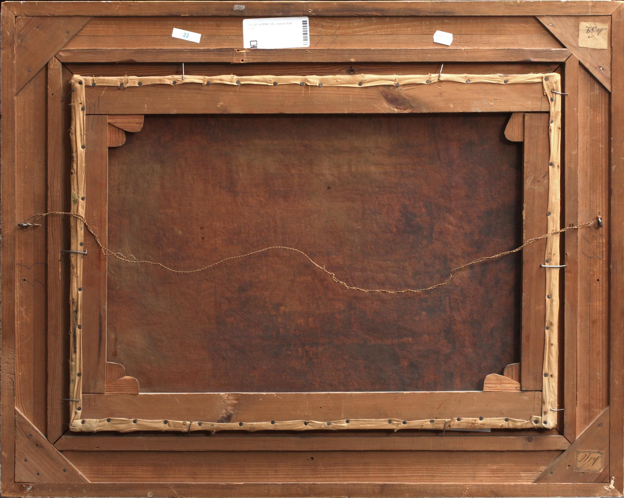 OLOF HERMELIN, olja på duk, sign.