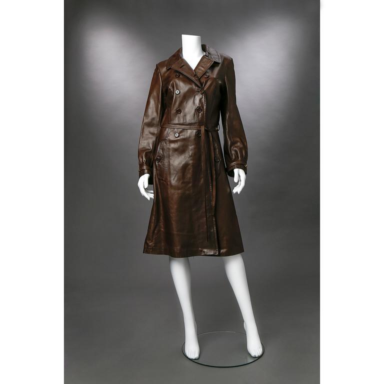 LEATHER COAT, Greta Garbo.