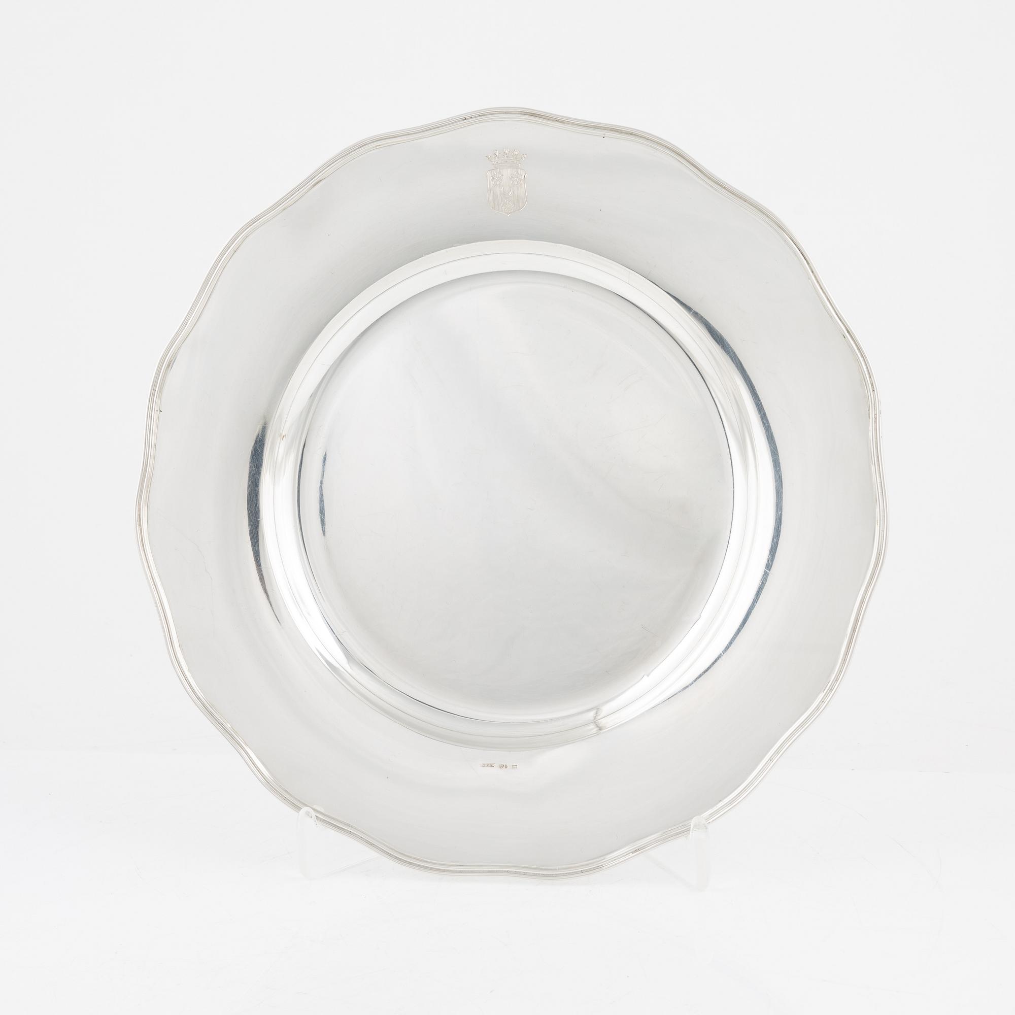 Fat, silver, MGAB, Uppsala 1939, med Hamiltons vapen.