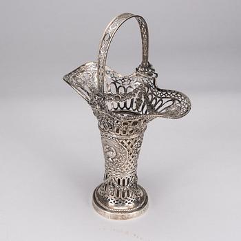 BLOMKORG, silver, Norge, 1900-talets fösta hälft. Vikt 414g.
