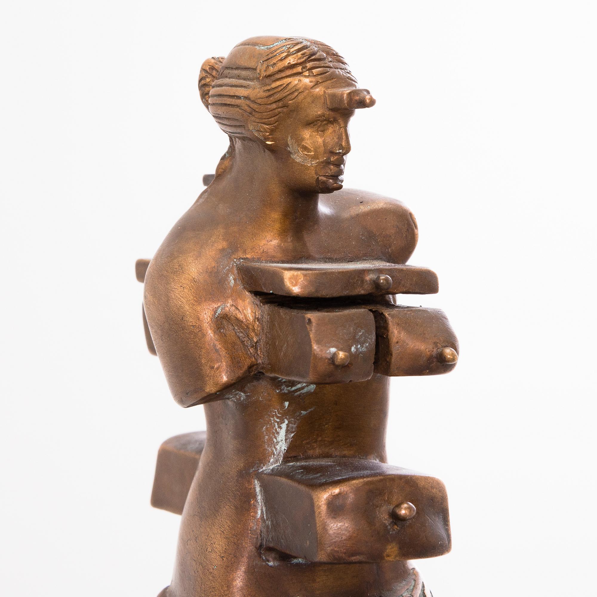SALVADOR DALÍ, bronze, signed, numbered 120/VM. Stamped Gjuteri Airaindor Valsuani.