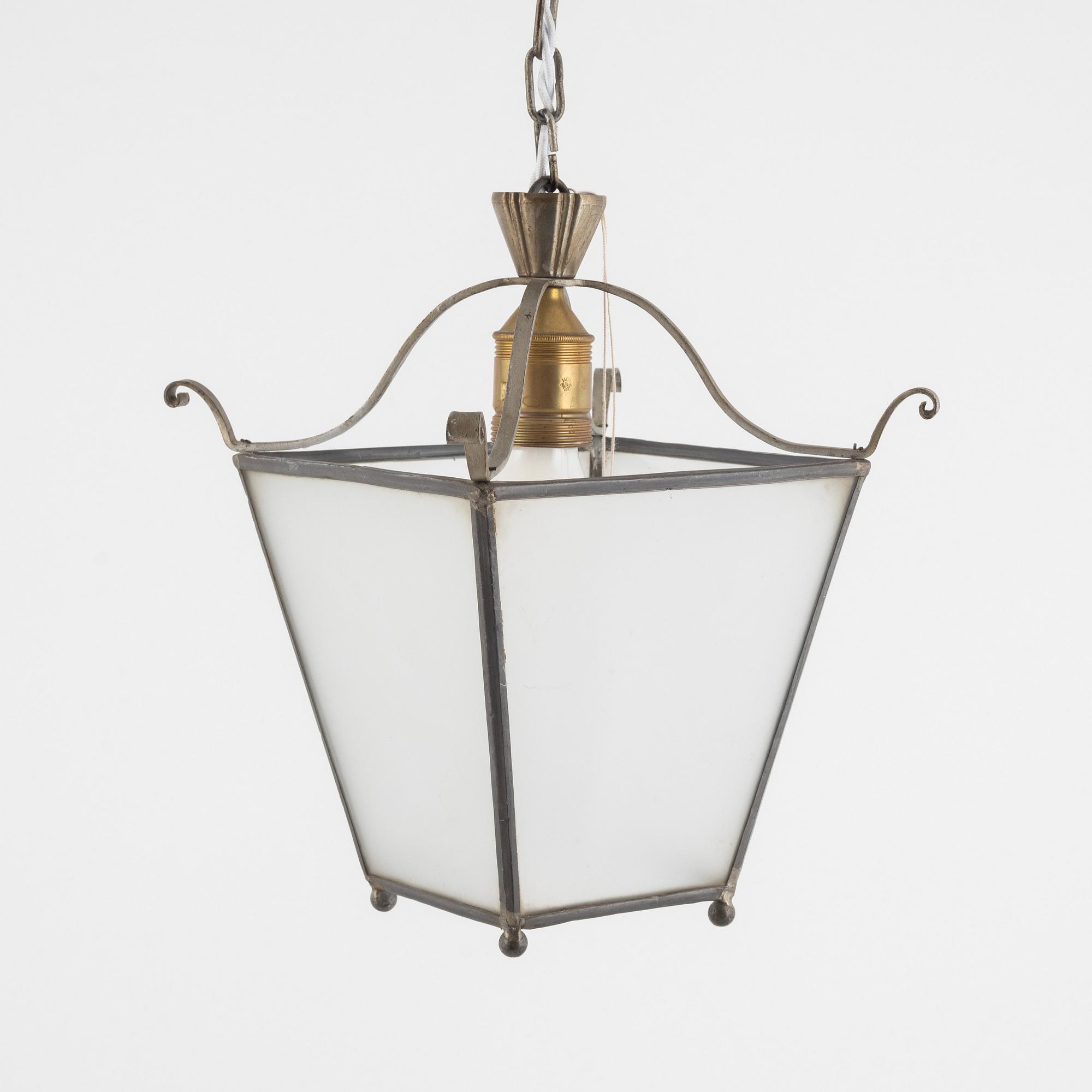 Harald Notini, taklampa, modell "6401", Arvid Böhlmarks Lampvarufabrik, 1920-30-tal.