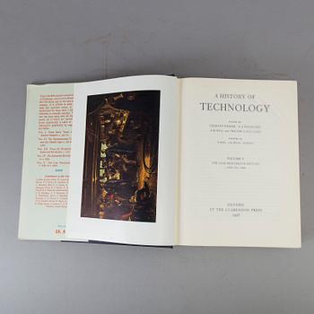 5 books "A history of technology" volume I-V.