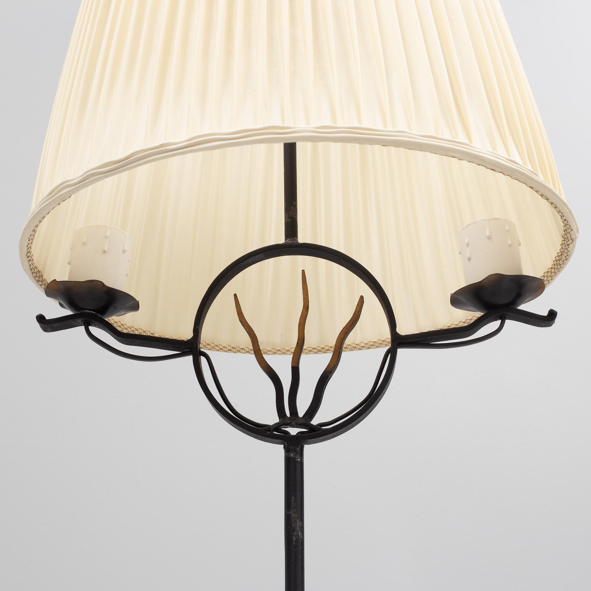 Edvard Hagman AB, a floor lamp model "3635", Norrköping, 1930s.