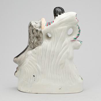 FIGURINER, 4 st, porslin, Staffordshire, England.