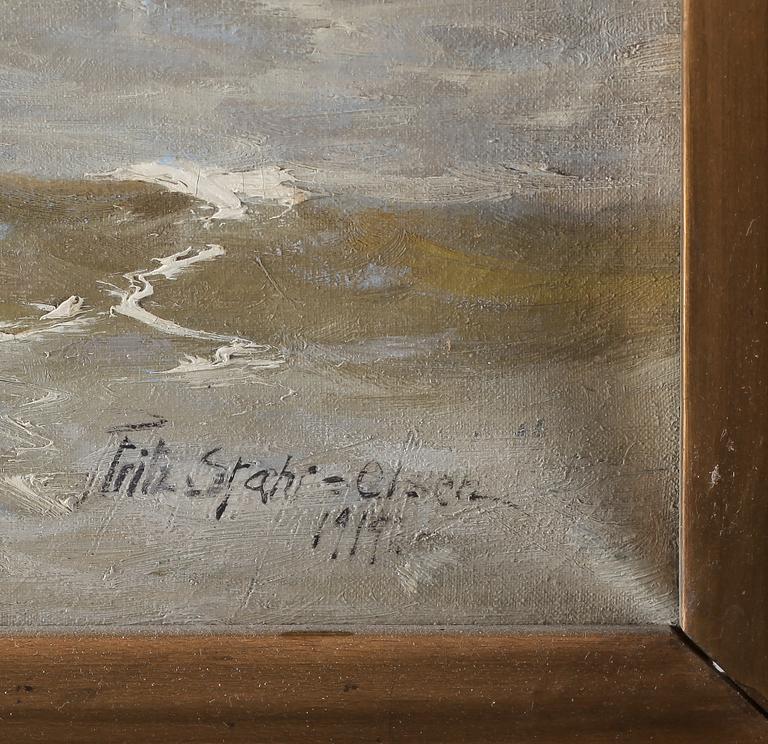 FRITZ STAEHR-OLSEN, olja på duk, signerad.