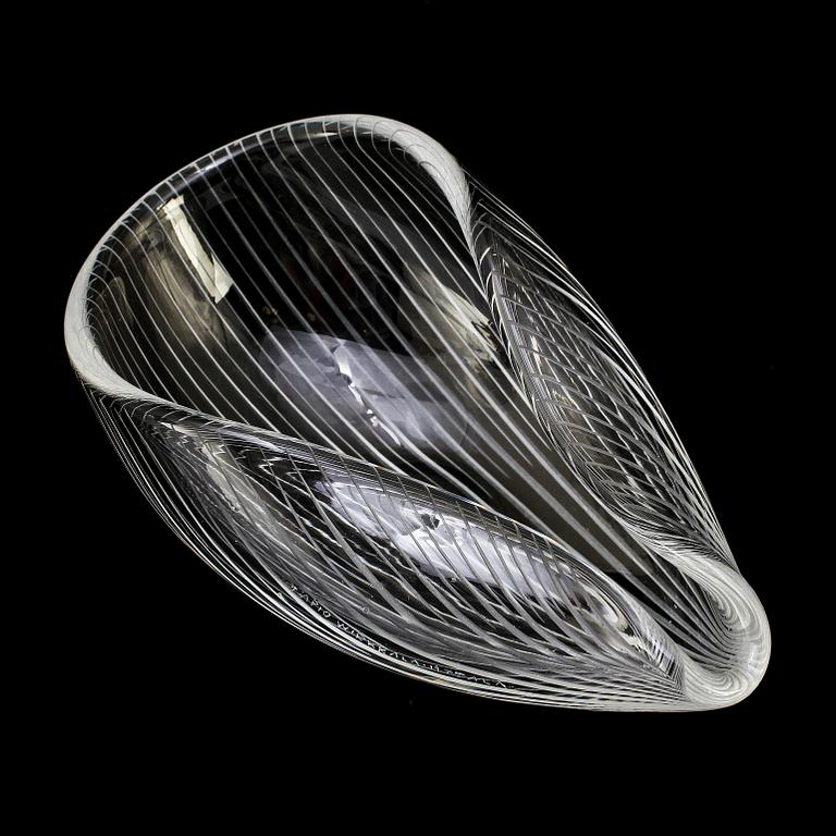 VAS samt FAT, glas, Tapio Wirkkala, Iittala, omkring 1900-talets mitt.