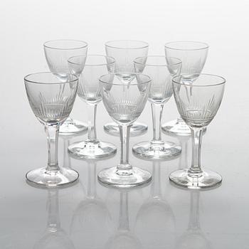 A 1940's  30-piece glassware, 'Marjatta' for Iittala.