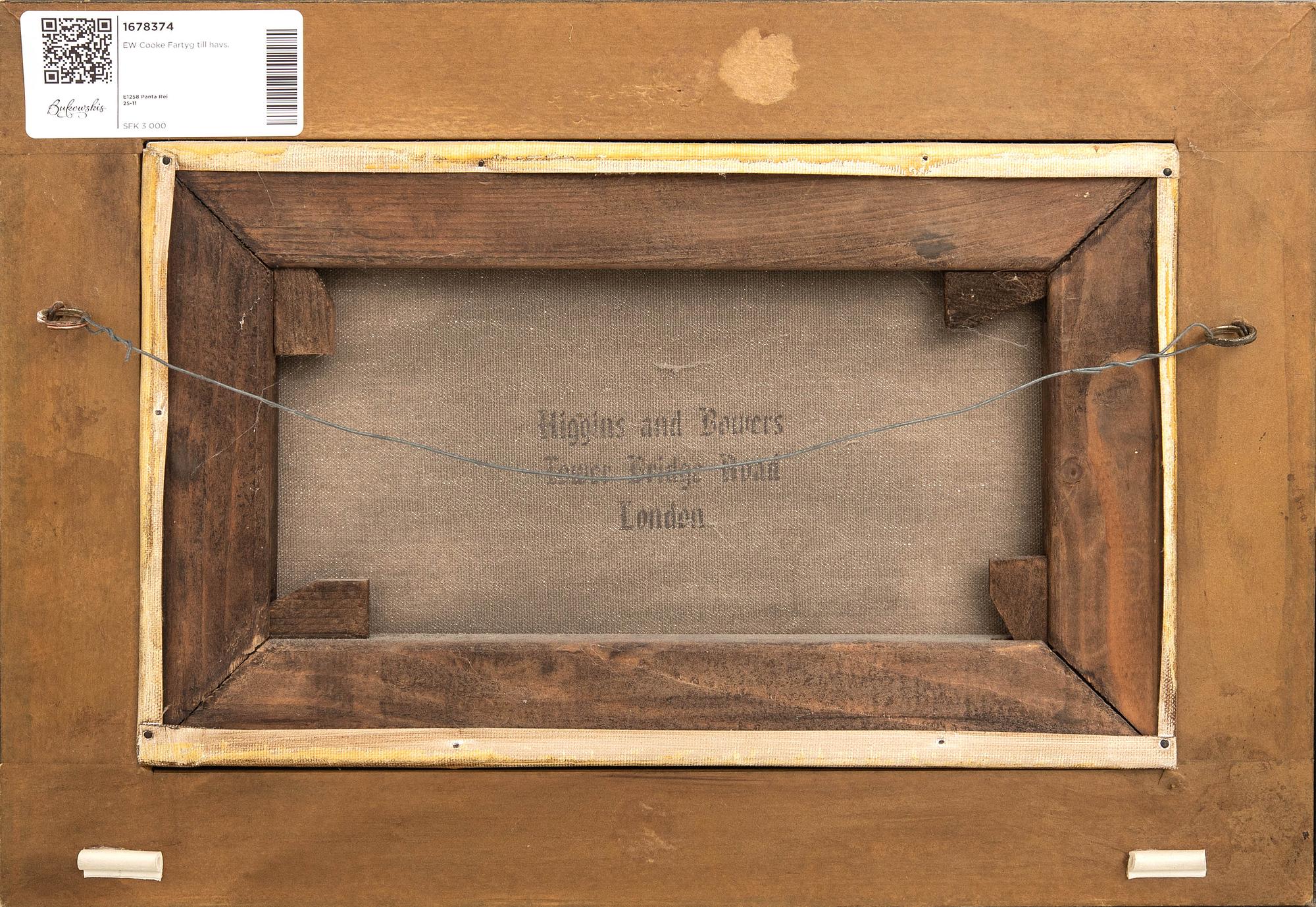 EW Cooke Ships at Sea.