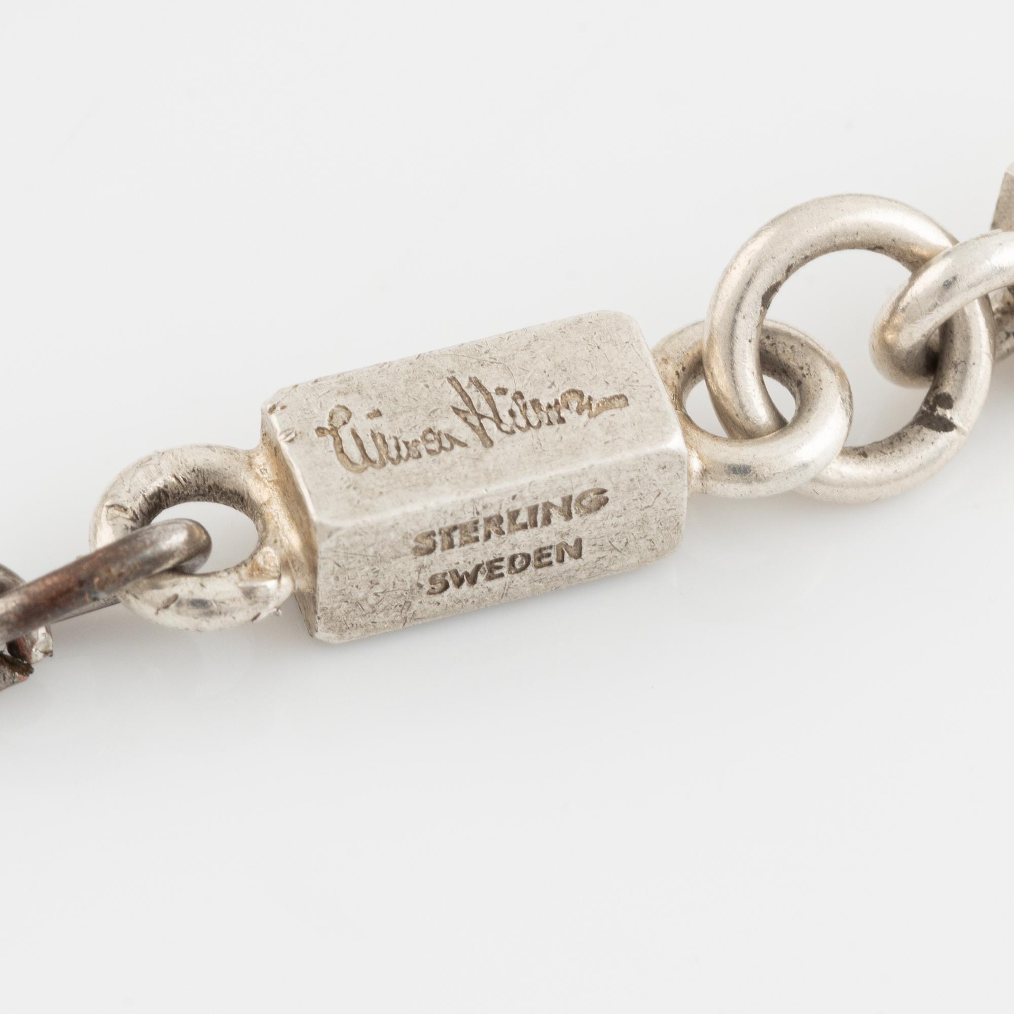 Wiwen Nilsson, silver bracelet.