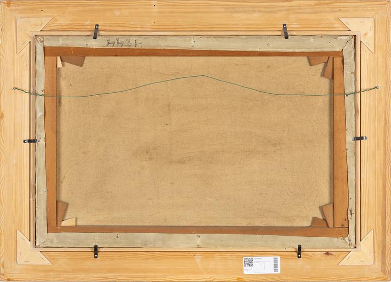 Josefina Holmlund, oil on canvas, signed.