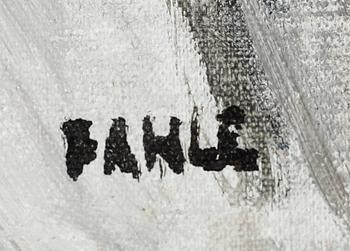 GUSTAF ADOLF FAHLE, olja på duk, signerad.