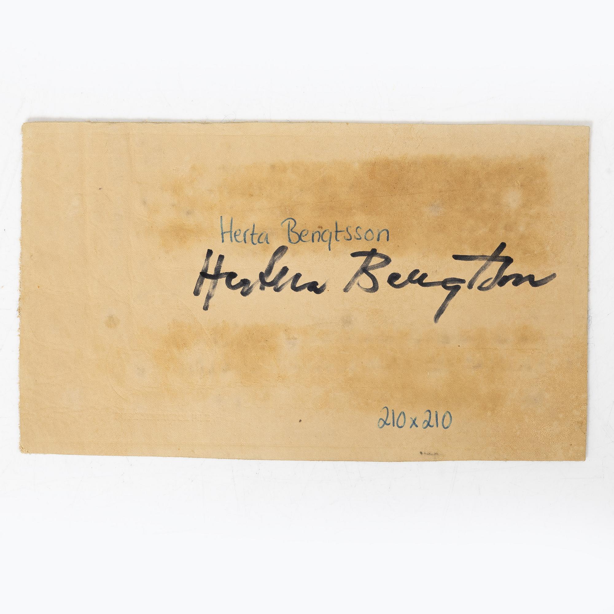 Hertha Bengtson, a tufted carpet, Kinnasand, c. 210 x 210 cm.
