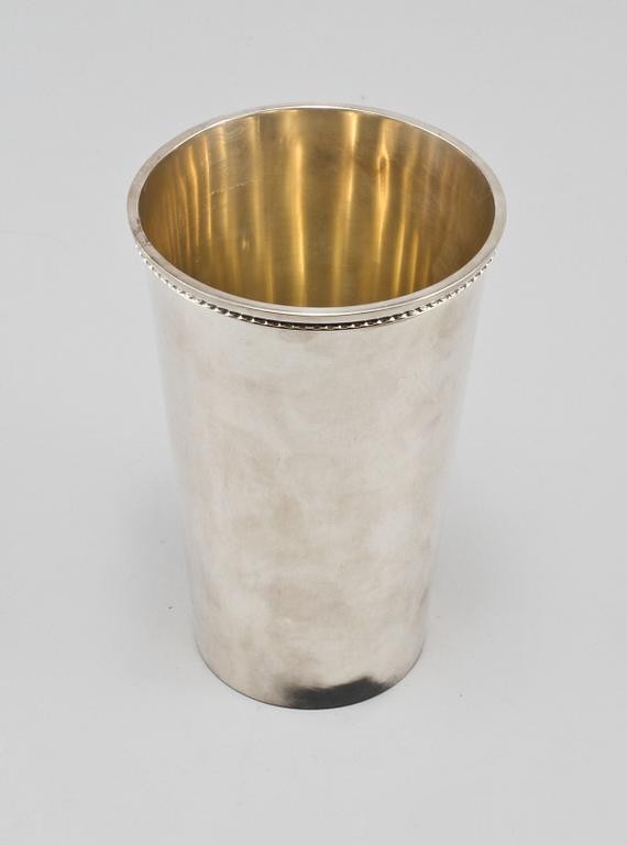BÄGARE, silver, GAB, tockholm, 1959. Vikt 410 gram.