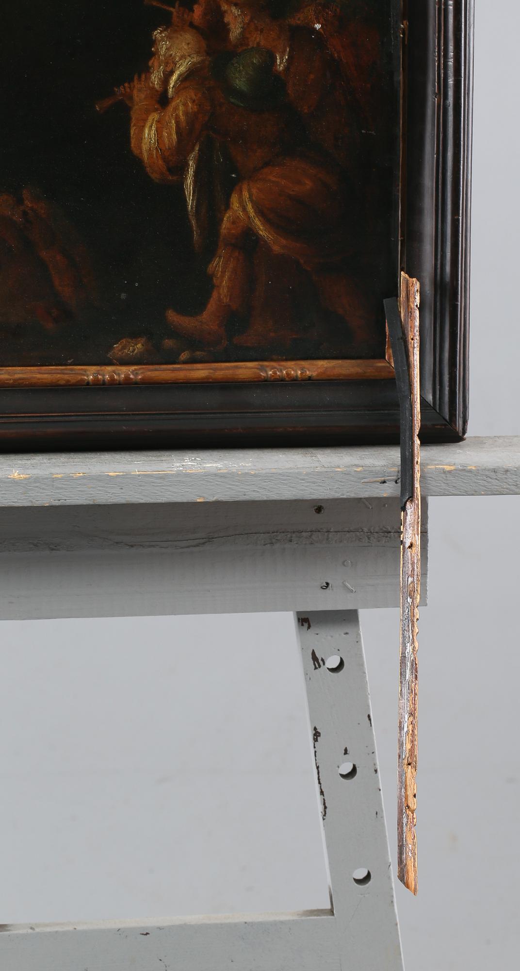 FLAMLÄNDSK SKOLA 1600/1700-TAL, olja på pannå, ej signerad.