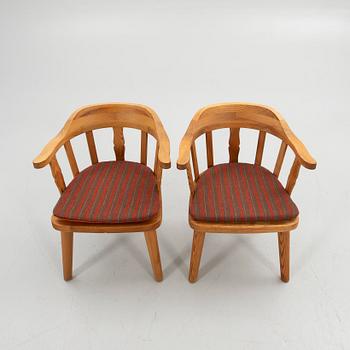 Seating group, 6 pieces, Krogenäs Möbler, Norway, second half of the 20th century.
