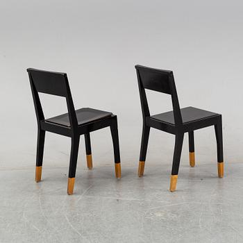 A pair of Thomas Sandell 'TS-chair' chairs.