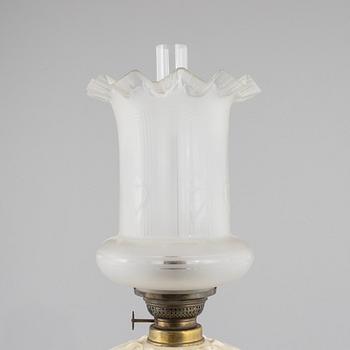 An Art Nouveau kerosene lamp, Gustafsberg, 1916.
