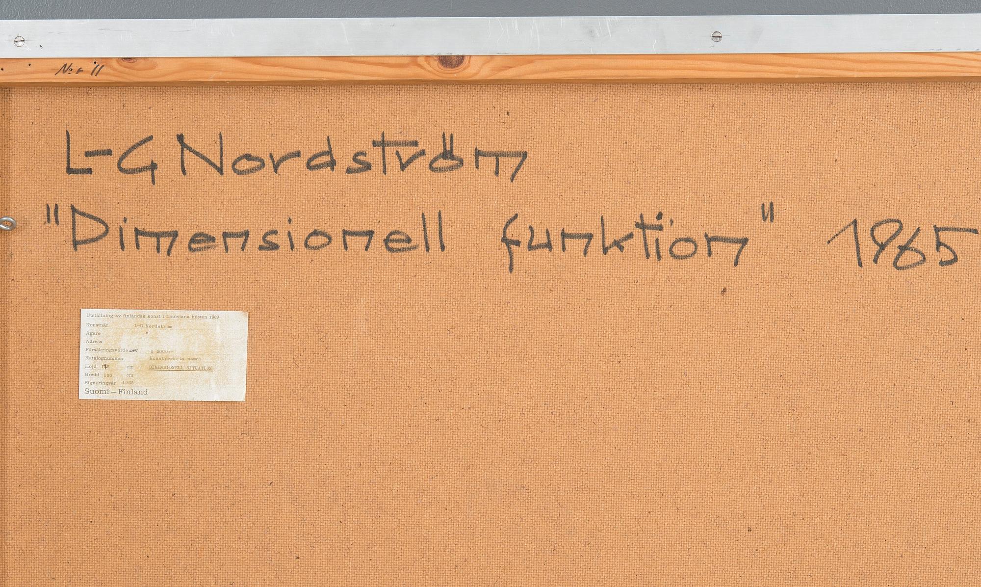 Lars-Gunnar Nordström, "DIMENSIONELL FUNKTION".