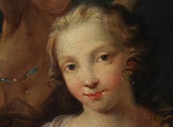 OKÄND KONSTNÄR, olja på duk, 1700-tal.