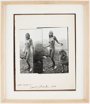 Larry Clark, "With Tantric" och "The Girl Next Door - Santa Fe New Mexico - Canyon Road", 1969.