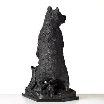 Nicolai Ivanovitch Lieberich After, NICOLAI IVANOVITCH LIEBERICH, sculpture, iron, signed, foundry mark, height 56.5 cm.