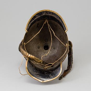 A Swedish Royal cavalry helmet  m/1879-1900-1928, early 20th century.