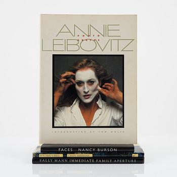 Sally Mann, Nancy Burson, Annie Liebovitz, Cindy Sherman, 4 fotoböcker.