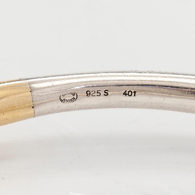 Minas Spiridis, armring, silver, Georg Jensen.