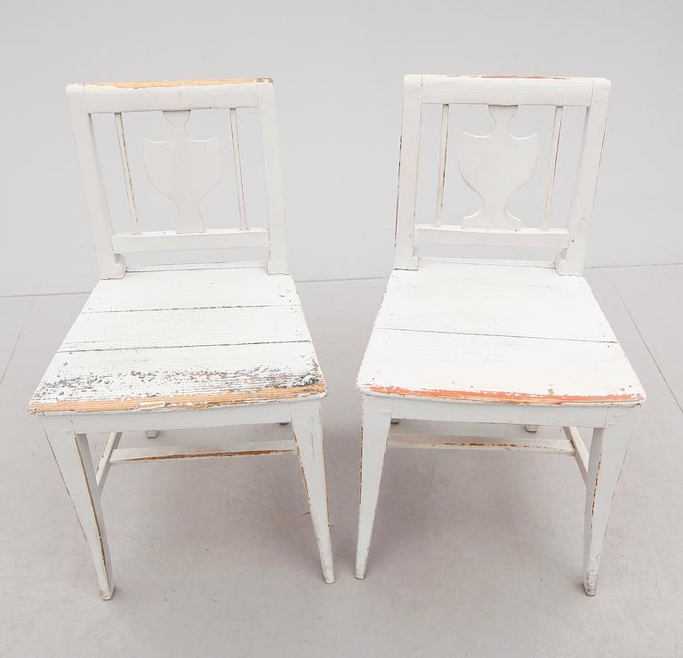 STOLAR, 6 st, allmoge, 1800-talets första hälft.