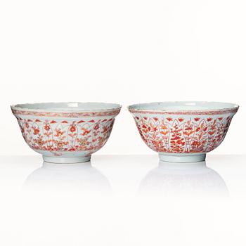 A matched set of bowls, Qing dynasty, early 18th Century.