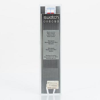 Swatch, Chrono JFK, wristwatch, chronograph, 36 mm.