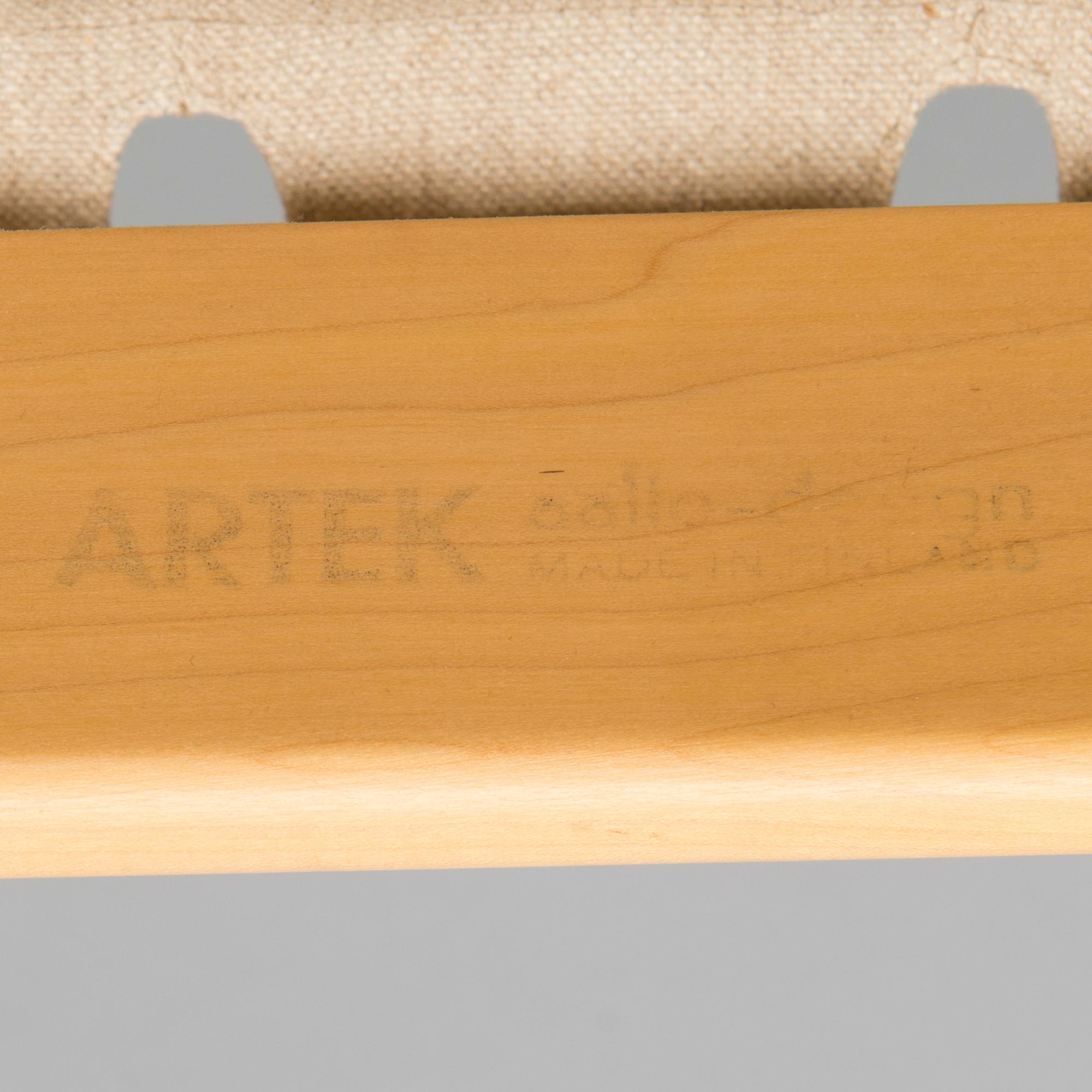 ALVAR AALTO, A 'model 45' armchair, Artek, last quarter of the 20th Century.