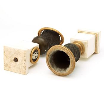 A pair of Louis XVI late 18th century urns.