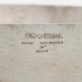 Tapio Wirkkala, skål, silver, TW 243, Kultakeskus, Tavastehus 2002.
