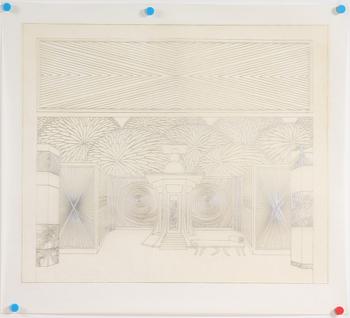 WOLFGANG HUTTER, litografier, 17 st, ur "Trollflöjten", sign o numr.