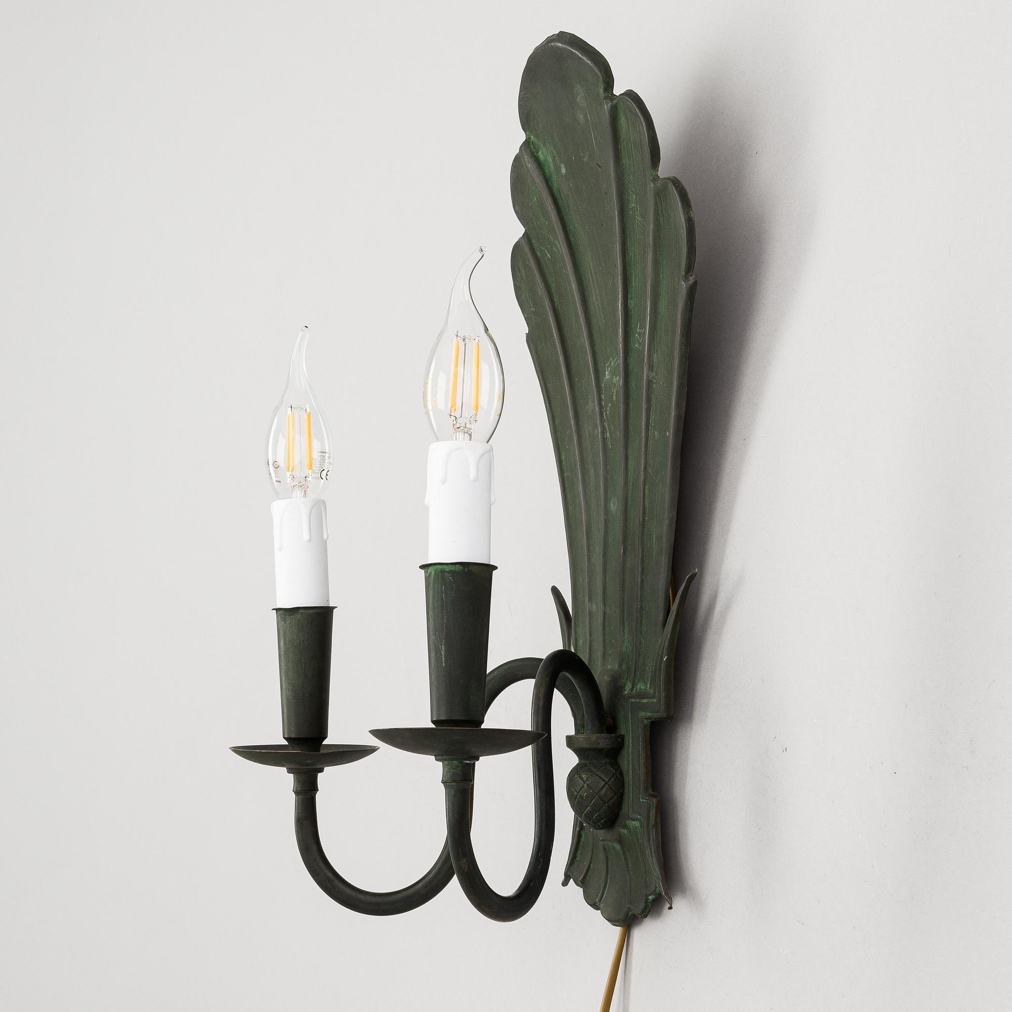 Paavo Tynell, vägglampett, modell 7004, Taito 1930-tal.