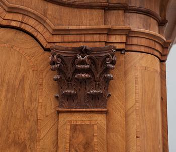 A Swedish Rococo masterpiece cupboard by C. G. Björklund 1778.